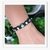 Pulseira Macramê Unissex Preto Verde