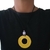 Colar feminino de crochê amarelo VOCÊ PODE Bijuterias - VOCÊ PODE Bijuterias