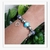 Pulseira Feminina Pingentes Paz Amor Flores