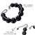 Pulseira Artesanal Contas Preta - comprar online