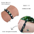 Pulseira Macramê Unissex Preto Verde - comprar online