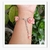 Pulseira Feminina de Pedras Naturais Coral - comprar online