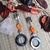 Brinco Feminino Longo Hippie Laranja - loja online