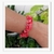 Pulseira Pedra Cascalho Vermelha - comprar online