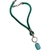 VOCÊ PODE Bijuterias Colar Feminino Corda Náutica Verde pingente pedra natural - comprar online