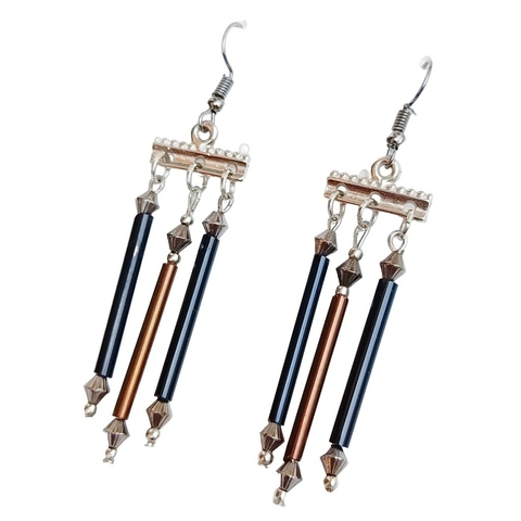 Brinco canutilho feminino + brinco grande cigana + brinco longo feminino