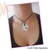 Gargantilha feminina pingente resina flor - comprar online