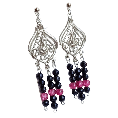 Brinco longo Feminino Cigano Brinco Grande Hippie