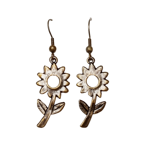 Brinco feminino Flor Brinco Pingente de flor