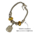 Pulseira Feminina Amarela Pingentes - comprar online