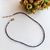 gargantilha unissex de miçangas azul brilhante Choker - VOCÊ PODE Bijuterias