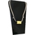 Colar feminino amarelo preto Corda náutica Colar Grande