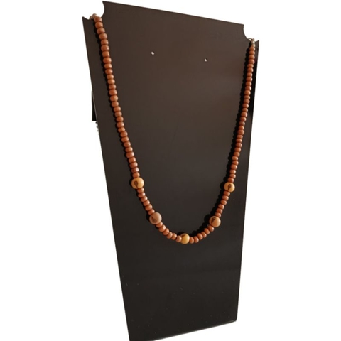 Colar de madeira Afro VOCÊ PODE Bijuterias