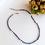 gargantilha unissex de miçangas azul brilhante Choker - comprar online