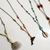 Gargantilha vermelha hippie madeira pingente gofinho - comprar online