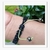 Pulseira Macramê Preta Estrelas