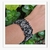 Imagem do Pulseira Preta Unissex Bracelete feminino Preto Brilhante
