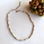 Imagem do Choker unissex de miçangas Nude verde