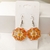 Imagem do Brinco Laranja + brinco feminino hippie + brinco afro laranja