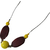 Imagem do Colar de madeira amarelo feminino