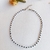 Gargantilha miçangas transparente azul Choker unissex - loja online