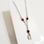 Gargantilha unissex madeira concha branca - comprar online
