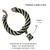 Pulseira Corda Verde Branco Pingente Coração - comprar online