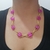 Imagem do Você Pode Bijuterias Colar Rosa Dourado Feminino
