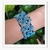 Imagem do Pulseira Azul Feminina Bracelete Contas Miçangas