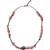 Colar Rosa Feminino Pedras Naturais Cascalho - loja online