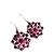 Brinco feminino rosa mandala - loja online