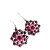 Brinco feminino rosa mandala - loja online
