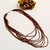 colar dourado feminino colar de canutilho - loja online