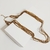 colar longo feminino canutilho dourado claro - comprar online