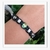 Pulseira Macramê Unissex Preto Verde - VOCÊ PODE Bijuterias