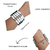 Pulseira Elegante Contas Brancas e Verdes - comprar online