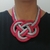 VOCÊ PODE Bijuterias Colar Corda Feminino Branco Vermelho - VOCÊ PODE Bijuterias