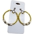 VOCÊ PODE Bijuterias Brinco de Argola Feminino Amarelo - comprar online