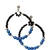 VOCÊ PODE Bijuterias Argola Feminina Grande Azul - comprar online