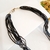 Colar feminino longo Preto canutilho - comprar online