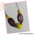 Colar de madeira amarelo feminino