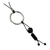Colar longo Grande Preto Feminino Colar longo - comprar online