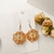 Brinco Laranja + brinco feminino hippie + brinco afro laranja - loja online