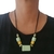 VOCÊ PODE Bijuterias Colar Longo Verde Amarelo Feminino na internet