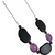 Colar feminino de madeira lilás VOCÊ PODE BIjuterias - comprar online