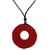 VOCÊ PODE Bijuterias Colar Feminino Crochê Cor Vermelho - comprar online
