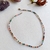 Gargantilha de miçangas coloridas Choker colorido - comprar online