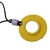 Colar feminino de crochê amarelo VOCÊ PODE Bijuterias - loja online