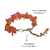 Pulseira Feminina de Pedras Naturais Coral - comprar online