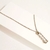 Corrente unissex ampulheta cristais - comprar online